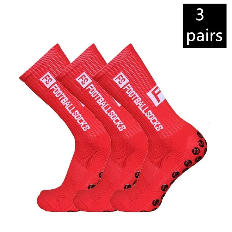 FootballSocks FS™ Sports Grip Socks 6-Pair