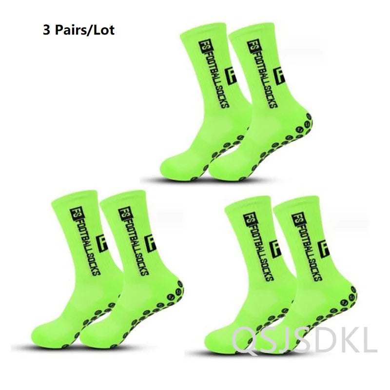FootballSocks FS™ Sports Grip Socks 6-Pair