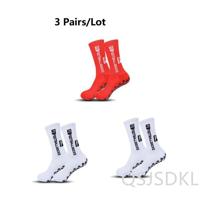 FootballSocks FS™ Sports Grip Socks 6-Pair 