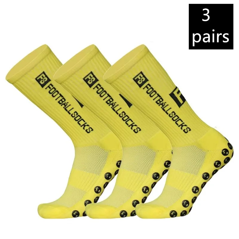 FootballSocks FS™ Sports Grip Socks 6-Pair