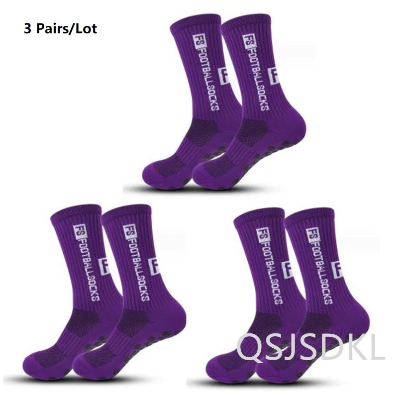 FootballSocks FS™ Sports Grip Socks 6-Pair