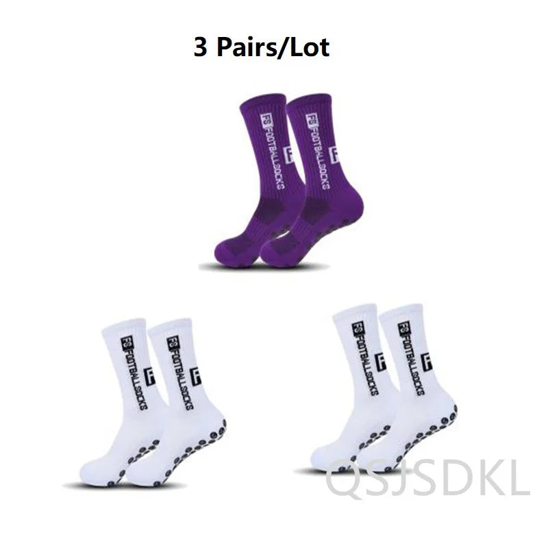 FootballSocks FS™ Sports Grip Socks 6-Pair