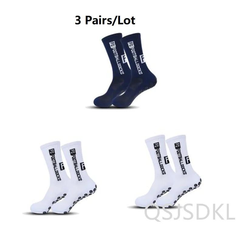 FootballSocks FS™ Sports Grip Socks 6-Pair