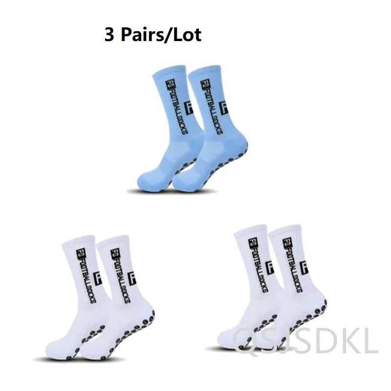 FootballSocks FS™ Sports Grip Socks 6-Pair