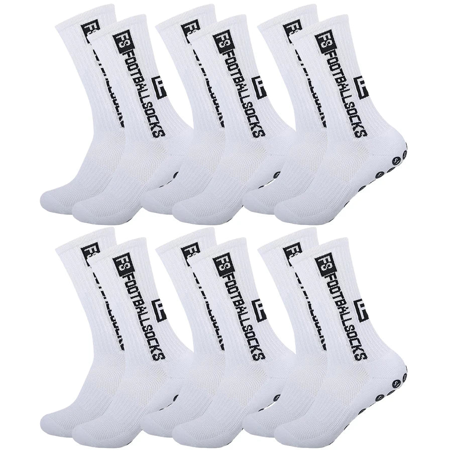 FootballSocks FS™ Sports Grip Socks 6-Pair