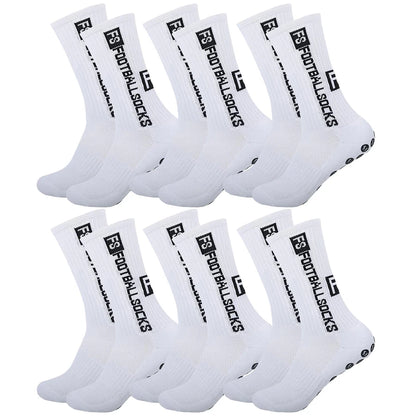 FootballSocks FS™ Sports Grip Socks 6-Pair
