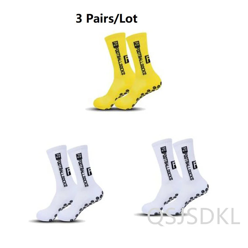 FootballSocks FS™ Sports Grip Socks 6-Pair