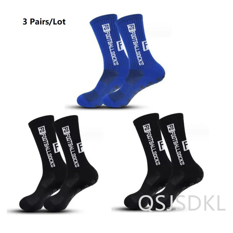 FootballSocks FS™ Sports Grip Socks 6-Pair