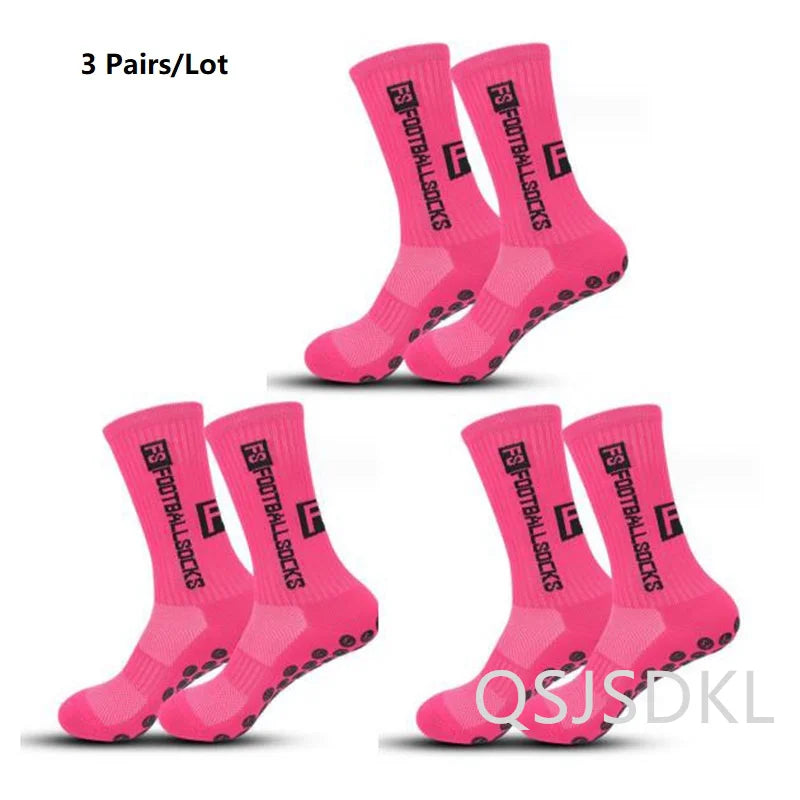 FootballSocks FS™ Sports Grip Socks 6-Pair